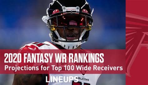 Wide Receiver PPR Rankings & Projections – Top 100 Fantasy WRs in 2020