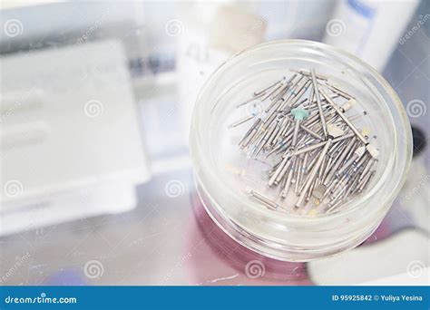 Dental Implant Tools in a White Plastic Box Stock Photo - Image of crown, care: 95925842