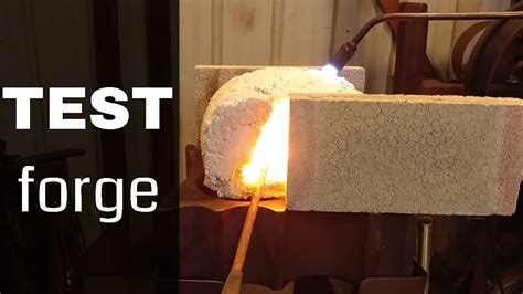 Test Forge!! (Testing Homemade Refractory for Forge) - YouTube