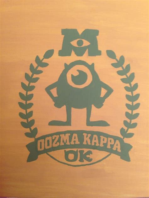 Oozma Kappa canvas from Monsters University! | Disney kids, Canvas, Monsters inc