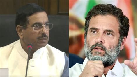 'Lost His Mental Balance’: Pralhad Joshi Slams Rahul Gandhi Amid Row Over Removal Of Words From ...