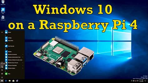 Raspberry Pi 4 Running Windows 10. - YouTube