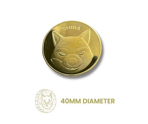 SHIB Physical Coin Shiba Inu Gold-plated Collector's Item ...