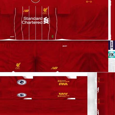 Pes 6 Liverpool 2019-20 Full Gdb Kits - PesNewUPDATE