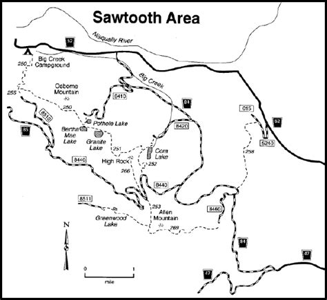 Exploring Sawtooth National Forest With Sawtooth National Forest Map ...