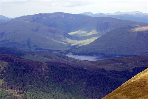 A view from Ben Nevis, the highest mountain in the UK.