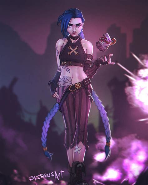 Jinx Fan Art I did. : r/arcane