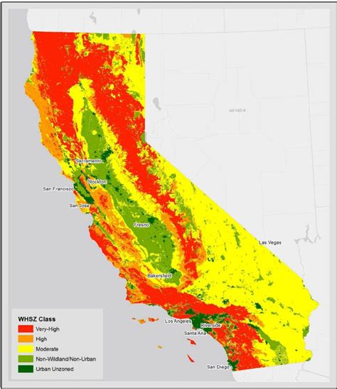 Download scientific diagram | Fig. A2. Fire Hazard Severity Zones of California. from ...