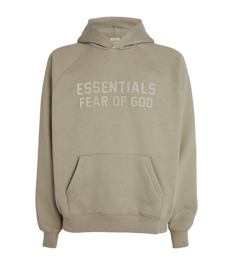 FEAR OF GOD ESSENTIALS Logo Hoodie | Harrods ZA