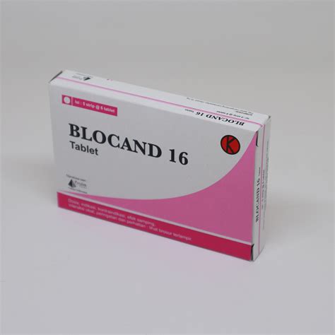 Blocand 8 & 16 Tablet – PT. Pyridam Farma Tbk.