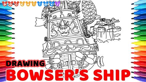 Bowser Super Mario Odyssey Ausmalbilder Bowser Coloring Pages Free ...