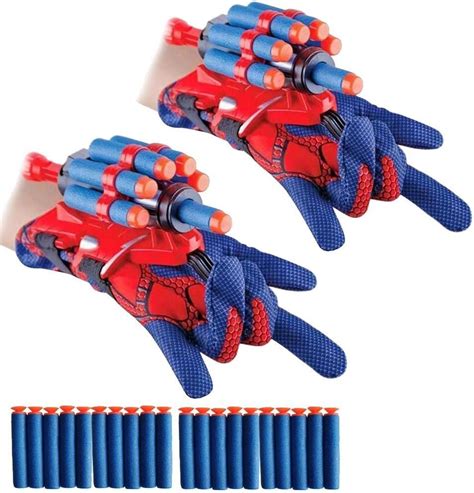 Amazon.com: Gtytrxi Spider-Man Role-Play Toy, Spiderman Gloves Web Shooter for Kids, Superhero ...