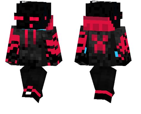 Red Gamer Enderman Skin | Minecraft PE Skins