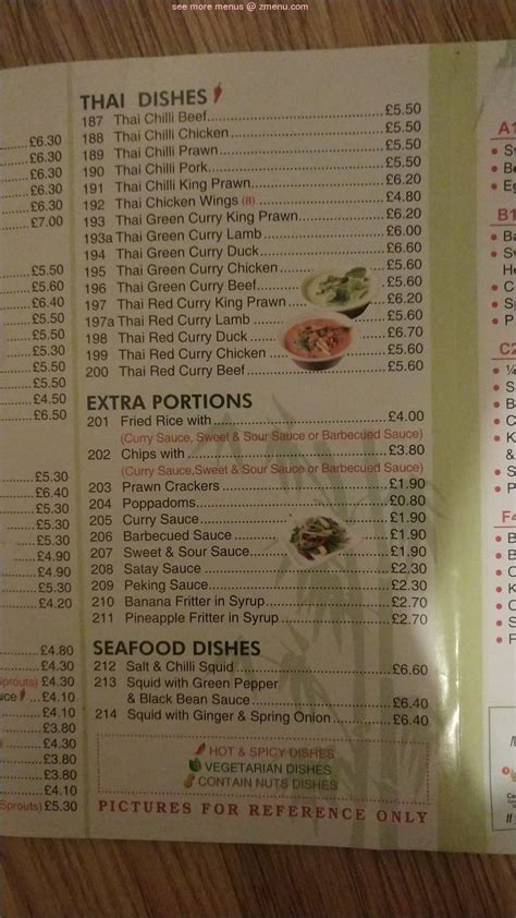 Menu at Golden Fish Bar, Saxmundham