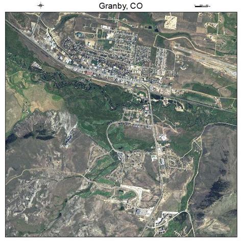 Aerial Photography Map of Granby, CO Colorado