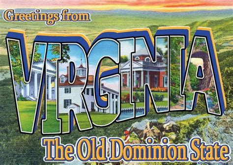 Virginia – old dominion state | Vacation Cards & Quotes 🗺️🏖️📸 | Send real postcards online | Old ...