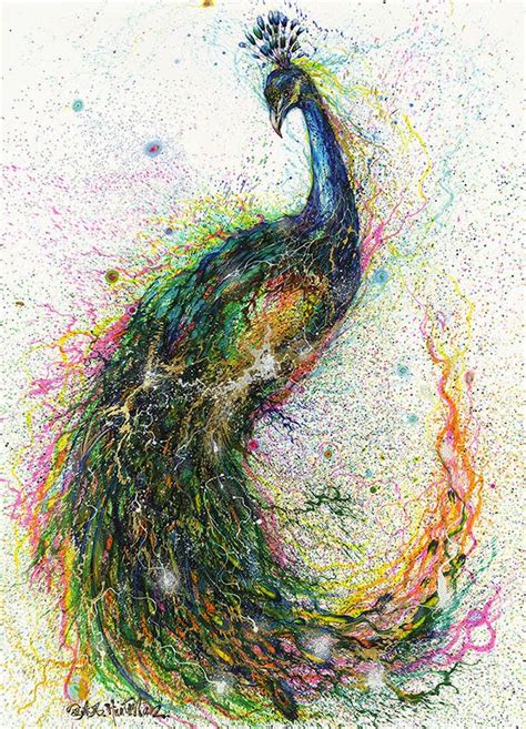 Simply Creative: New Splattered Ink Animal Paintings by Hua Tunan