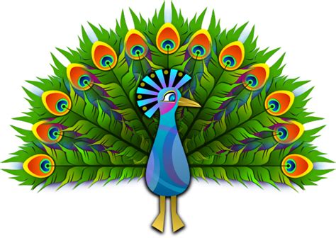 Peacock Clip Art at Clker.com - vector clip art online, royalty free ...