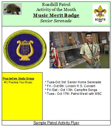 Music Merit Badge Activity Planner - ScoutWiki