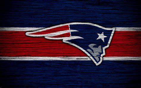 Download wallpapers New England Patriots, NFL, American Conference, 4k, wooden texture, American ...