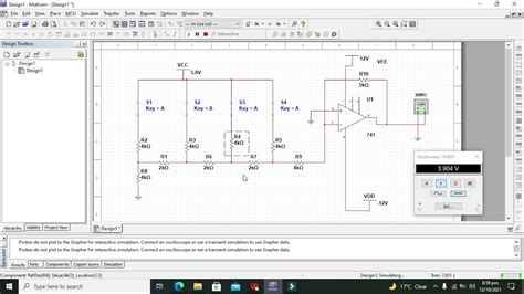 R-2R DAC simulation in multisim | simulation of digital to analog converter in multisim - YouTube