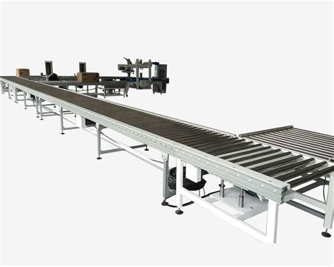 Stainless Steel Motorized Roller Conveyor System, Roller Diameter: 38 ...