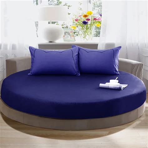 New style 100% Cotton Fitted Bed Sheet Round Beds Bed Sheet with ...