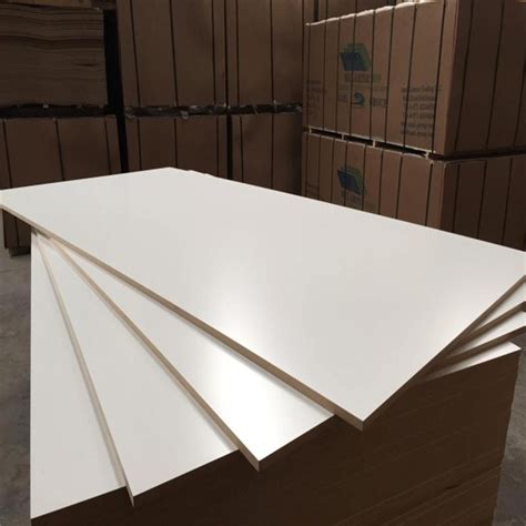 Titanium White Melamine Coated MDF Board - Melamine Faced MDF and High Gloss MDF