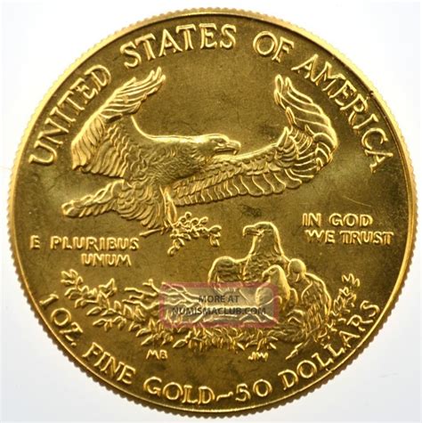 1986 American Eagle Gold $50 1 Oz Gold Bullion Coin First Year Issue