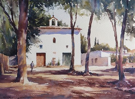 Painting a Spanish Church by Paul Weaver | Bromleys Art Supplies