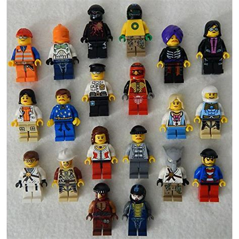 10 NEW LEGO MINIFIG PEOPLE LOT random grab bag of minifigure guys city ...