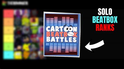 Verbalase Cartoon Beatbox Battle Solos RANKED (Tier List) - YouTube