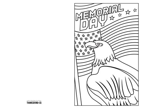 Free Memorial Day coloring pages & cards you can print at home