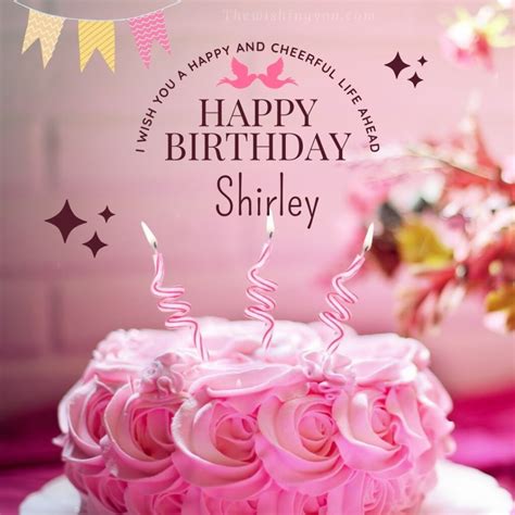 100+ HD Happy Birthday Shirley Cake Images And Shayari