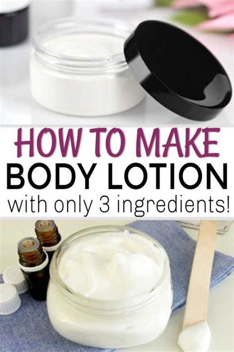 How to make Lotion - Easy Homemade Lotion Recipe in 2020 | Homemade lotion recipe, Lotion recipe ...