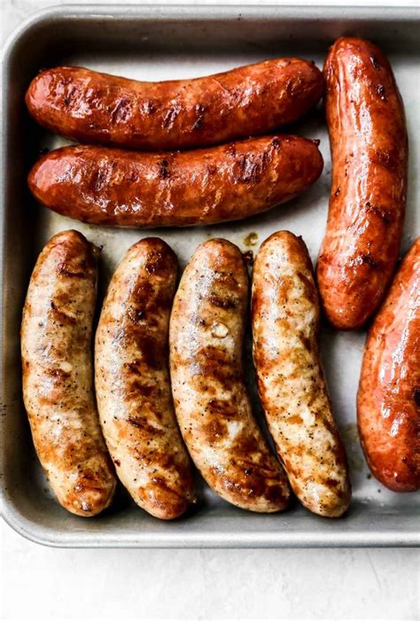 Grilled Sausage - How to Grill Sausage Perfectly Every Time! | Grilled sausage recipes, Grilled ...