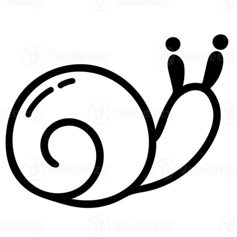 Snail outline tattoo 33052405 PNG