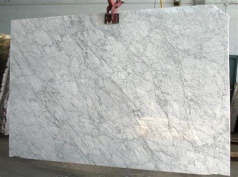 Bianco Carrara White Marble Slab 3cm and 2cm Available - Kitchen Zip