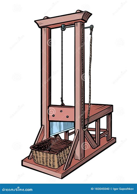 Guillotine. an Execution Weapon from the French Revolution Stock Vector ...