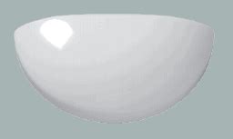 LED half moon 14 inch wall light fixture 866-637-1530