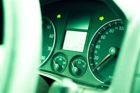 Dashboard in the car stock photo. Image of lighting - 130307186