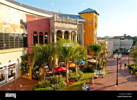 Cuba Libre Restaurant & Rum Bar outdoor cafe at Pointe Orlando on International Drive, Orlando ...