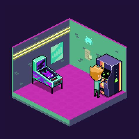 Pixel art arcade :: Behance