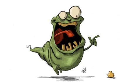 Ghostbusters Slimer Cartoon