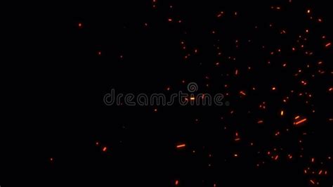 Loop Glow Fire Particles Animation Abstract Background Stock Video ...