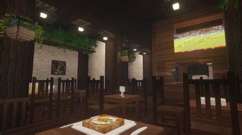 Minecraft | Pub/Bar interior design 1.20.2/1.20.1/1.20/1.19.2/1.19.1/1. ...