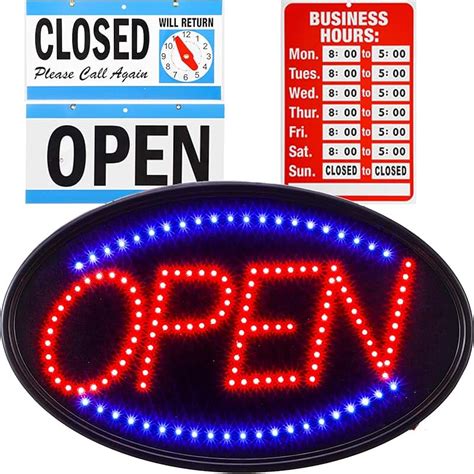 Amazon.com: outdoor open signs for business