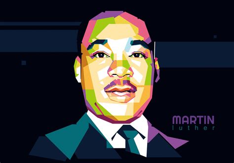 Martin Luther King Jr. WPAP 136986 Vector Art at Vecteezy