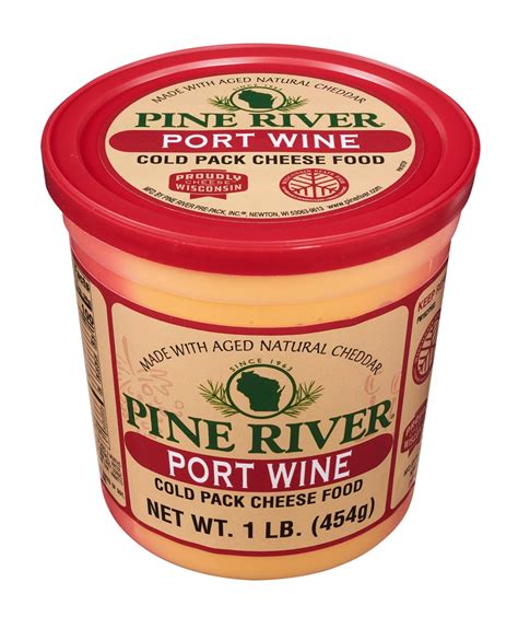 Pine River Port Wine Cheese Spread - Large