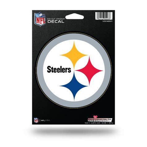 Pittsburgh Steelers 5" x 5" Window Decal